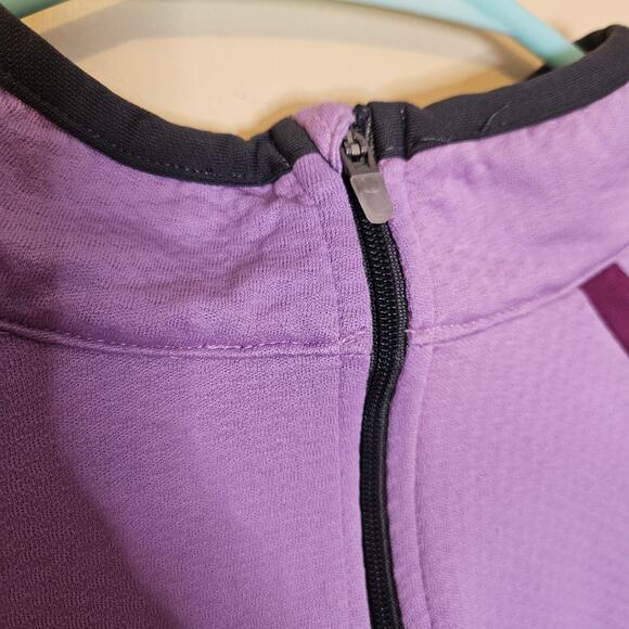 Nike Size Medium M Purple Long Sleeve Workout Running Gym Top Athletic - Picture 7 of 12